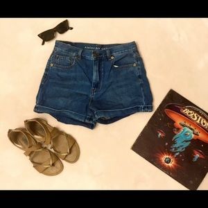 80s Vintage Inspired Mom Jeans Denim Shorts